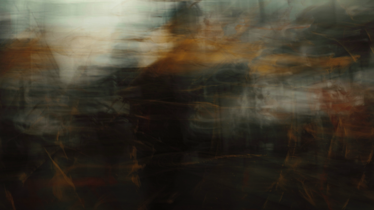 Hand-painted canvas artwork backdrop