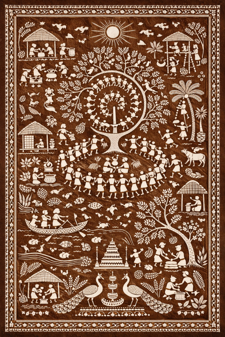 Warli painting traditional art form