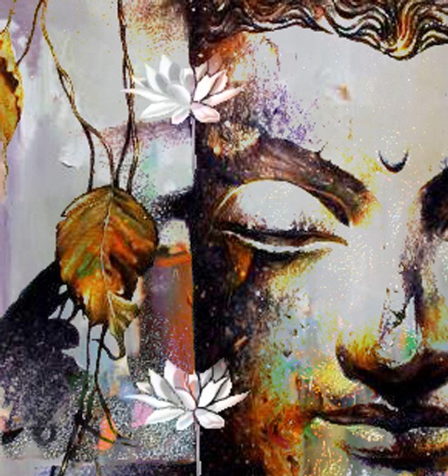 Buddha & White Lotus