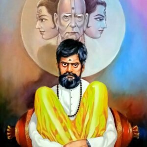 Image: Shankar Maharaj Canvas Painting