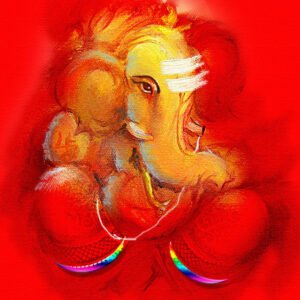 Image: Lord Ganesha 1 - Canvas Painting