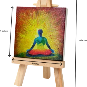 Image: Small Canvas Painting on a eazel