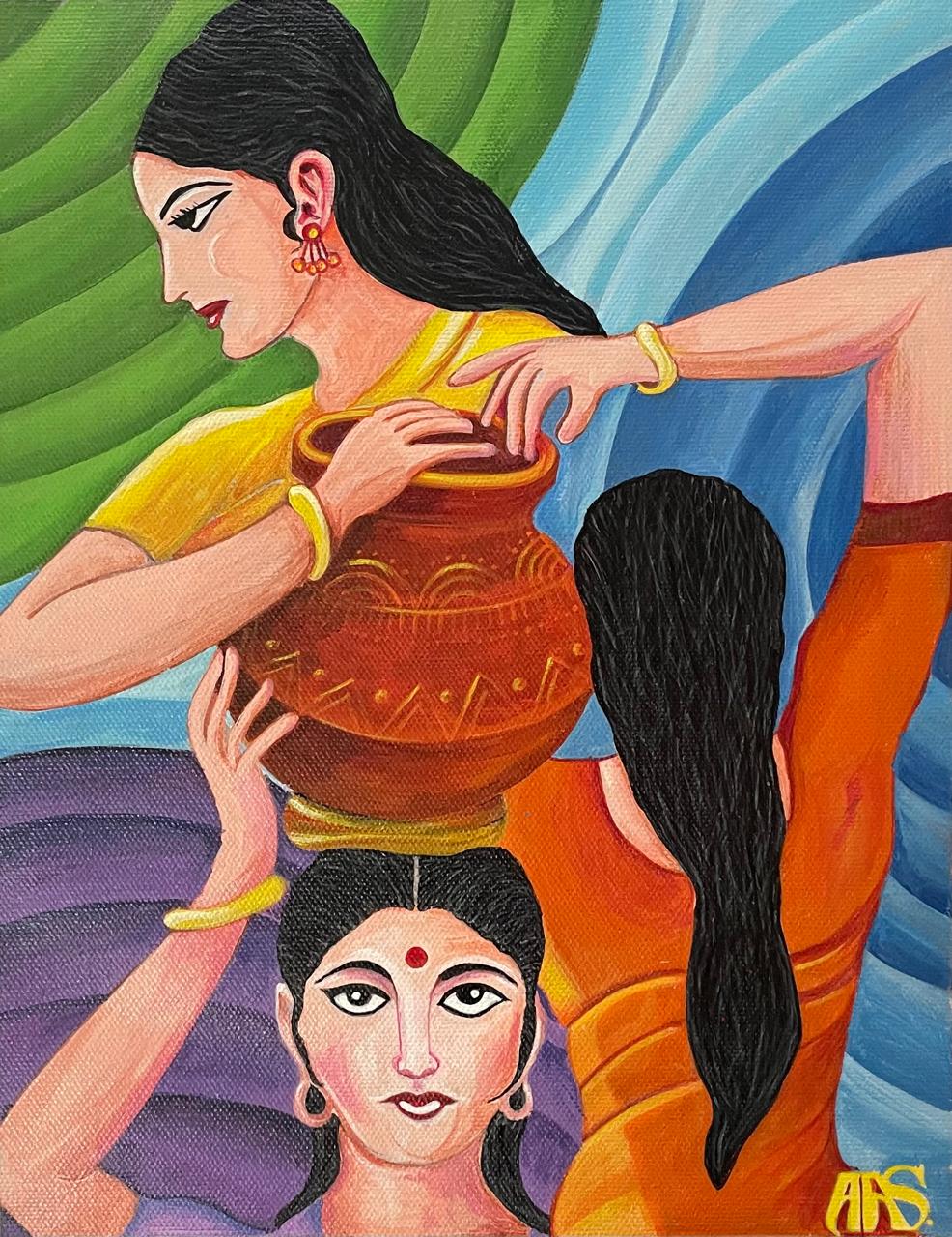 "A woman’s grace is in how she carries her world."