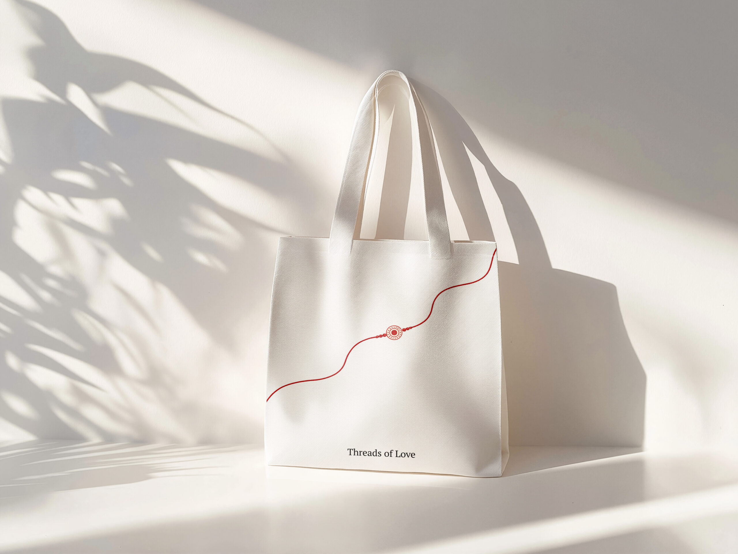 threads of Love | Handmade Cotton Tote Bag