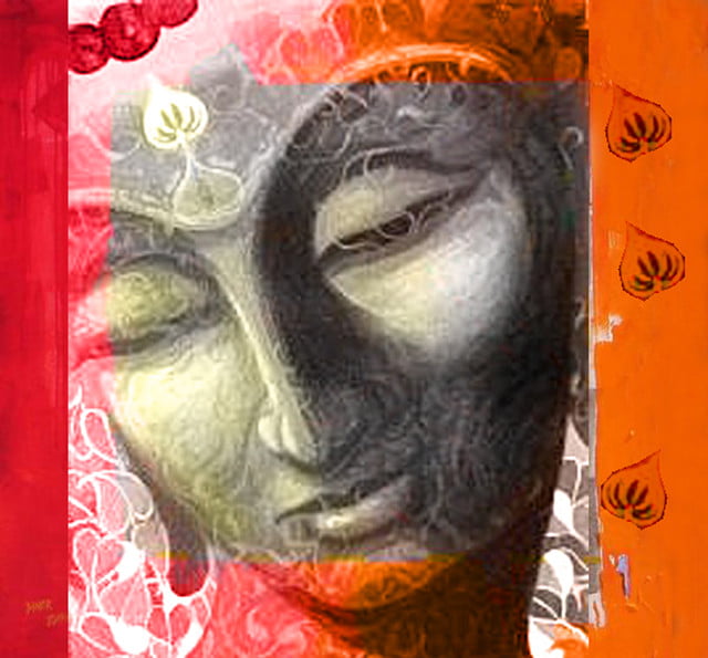 Image: Gautam Buddha Canvas Painting