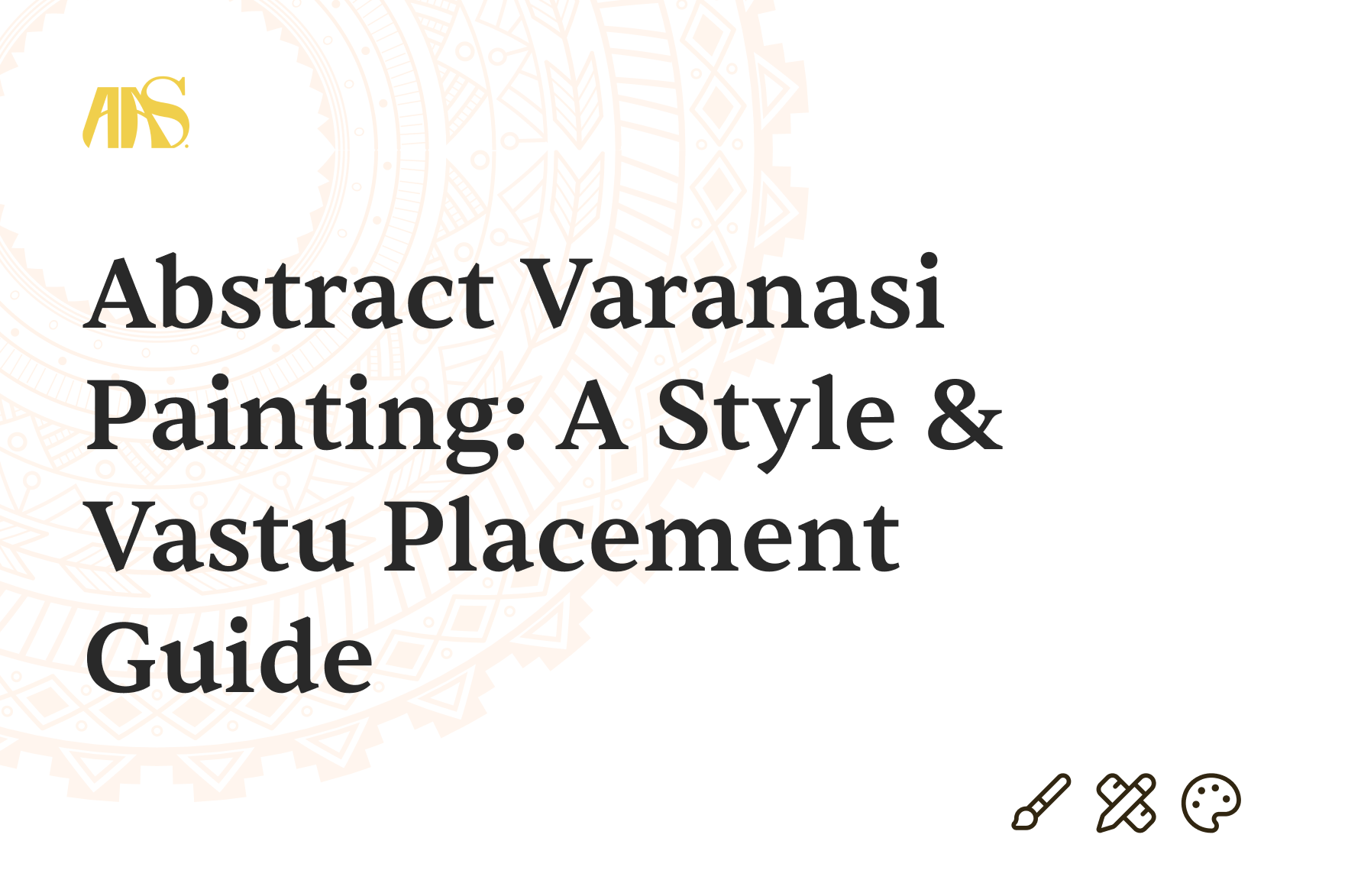 Abstract Varanasi Painting: A Style & Vastu Placement Guide